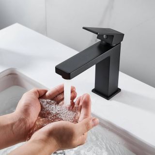 Смеситель для раковины Shevanik S9601H чёрный